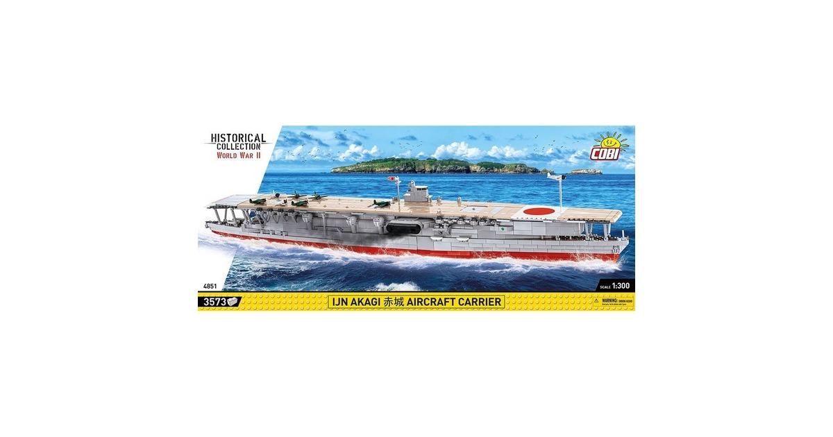 COBIAkagi Aircraft Carrier Constructiespeelgoed  (Schaal 1:300)