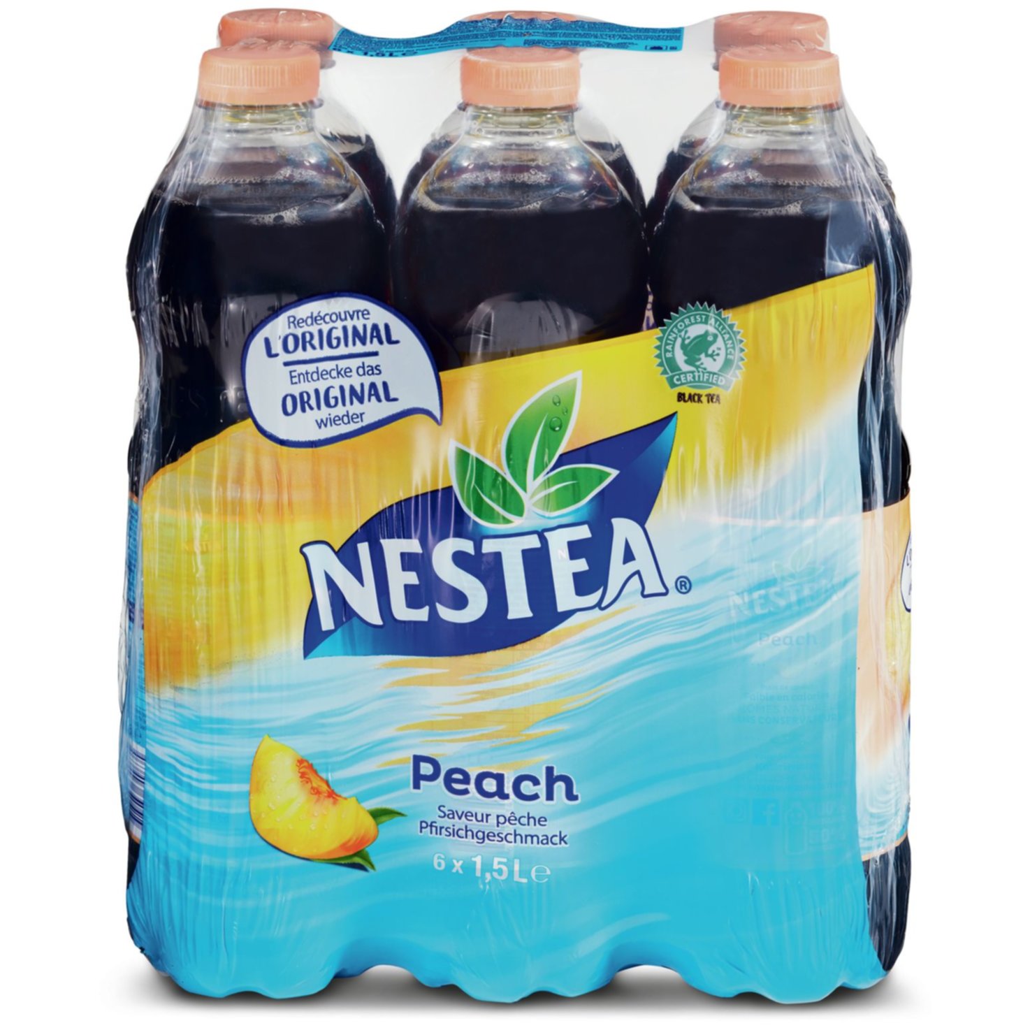 Nestea schwarz Pfirsich 6x1,5l