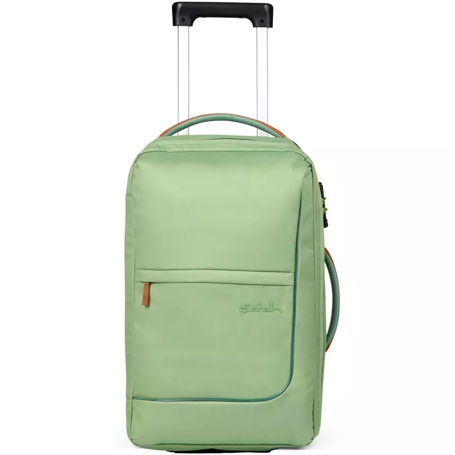 Satch Flow - 2-Rollen Kabinentrolley S 54 cm pure jade green