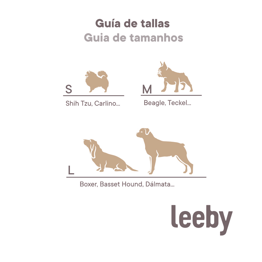 Cama para cães Leeby, azul marinho, com capa impermeável e removível.