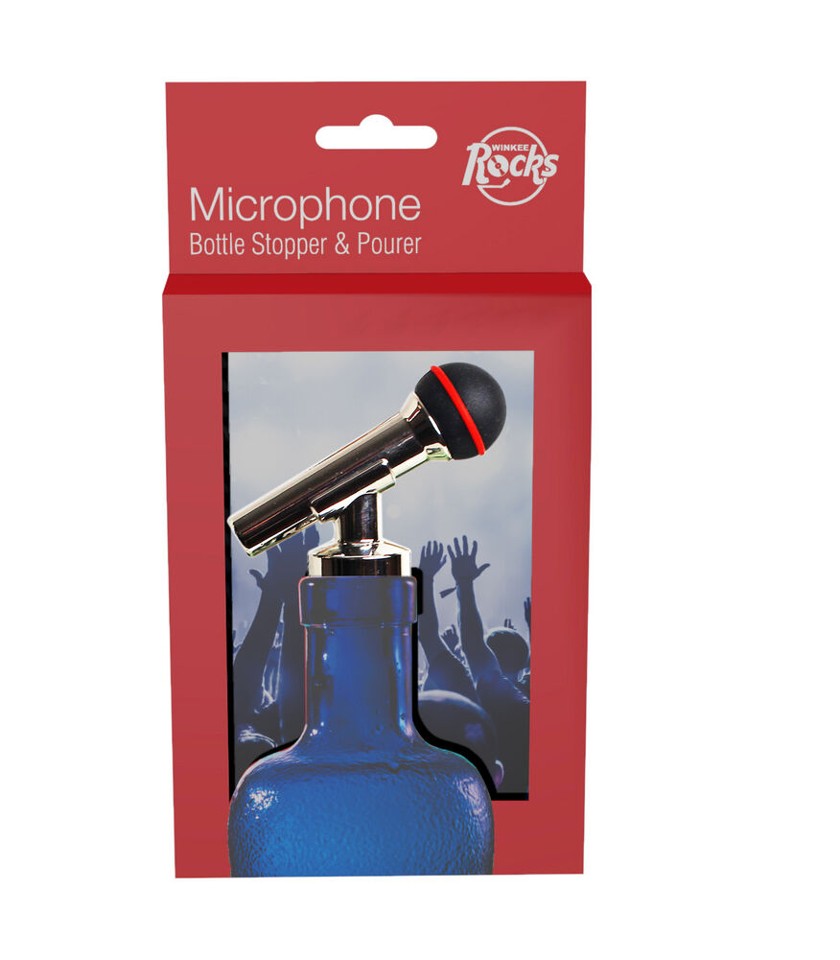 Winkee - Drinks Markører - Microphone Bottle Stop and Pourer