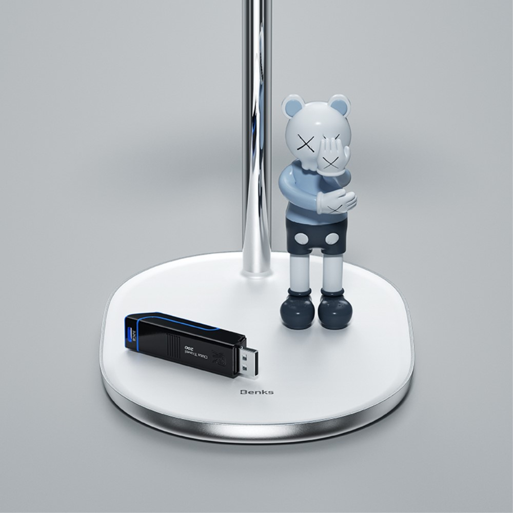 Universal Kopfhörer Headset Halterung Ständer im edlen Design - Silber