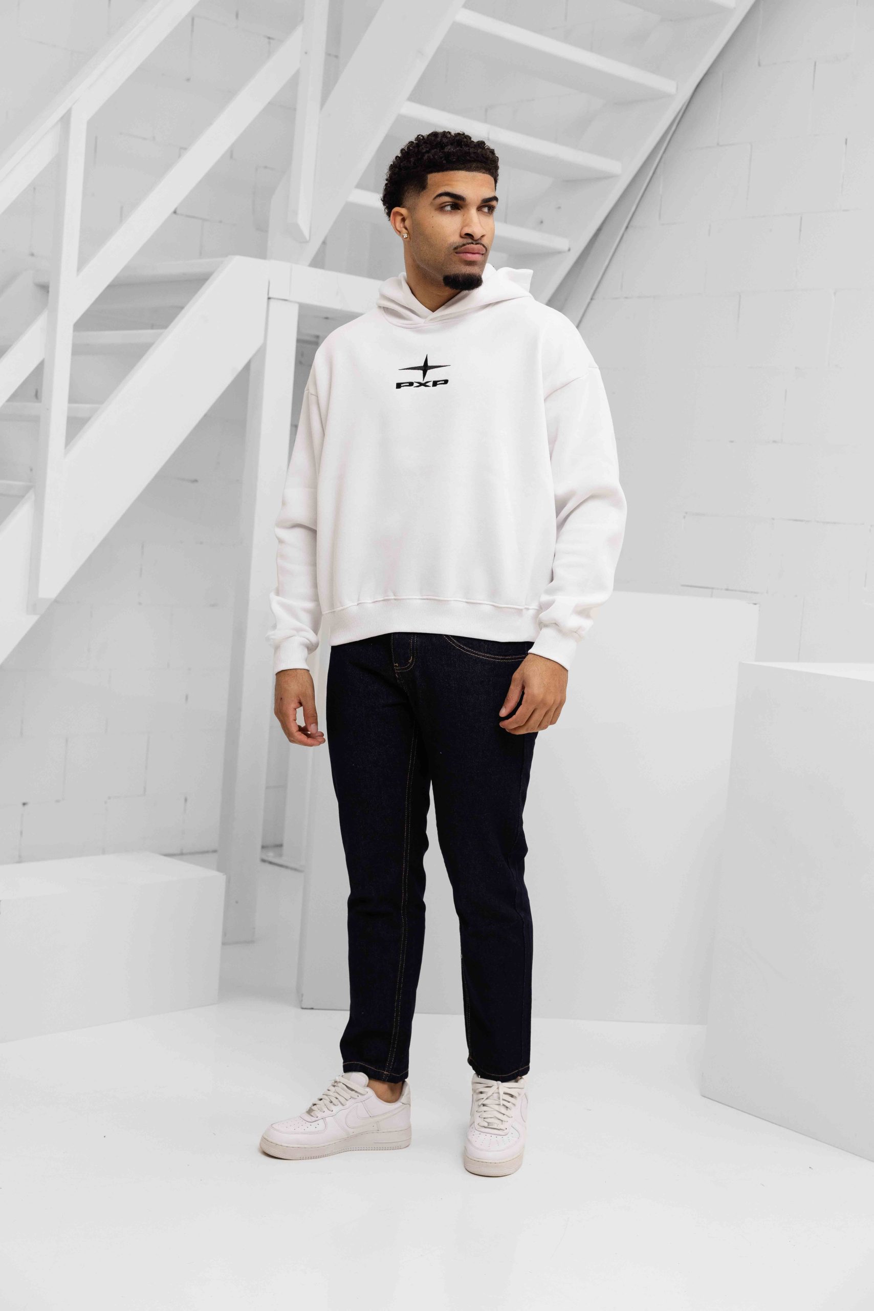 Project x Paris Slim Denim Jeans Heren Donkerblauw