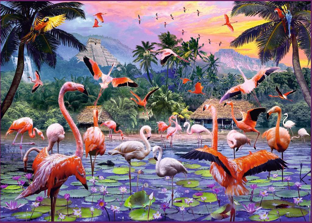 Ravensburger Spiel Pinke Flamingos