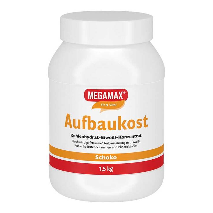 Megamax Aufbaukost Schoko Pulver, 1.5 kg