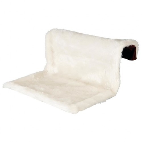 Cama de radiador cor creme para gatos