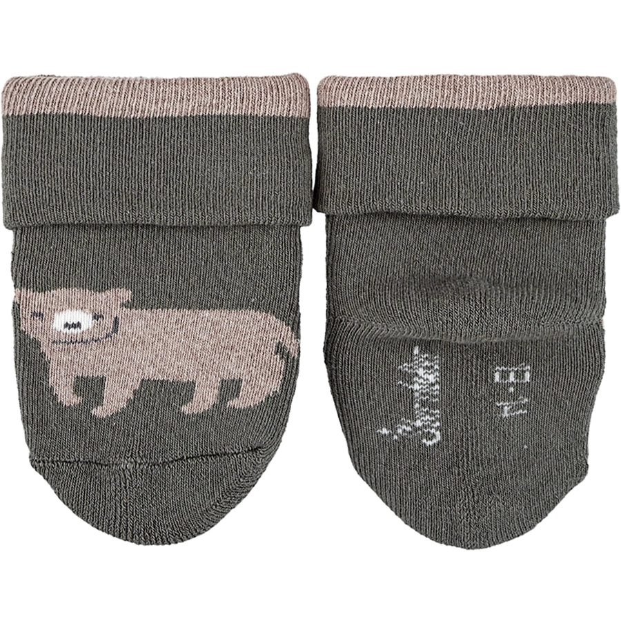 Sterntaler Baby-Söckchen 3er-Pack Waldtiere marine