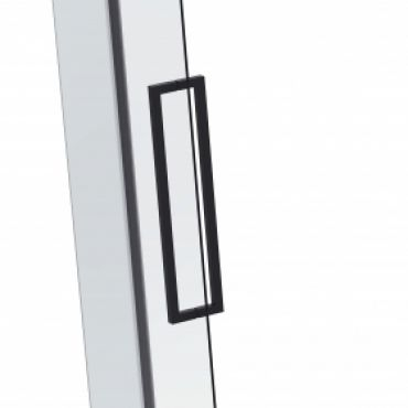 van Rijn ST04 douchecabine mat zwart 90x90cm