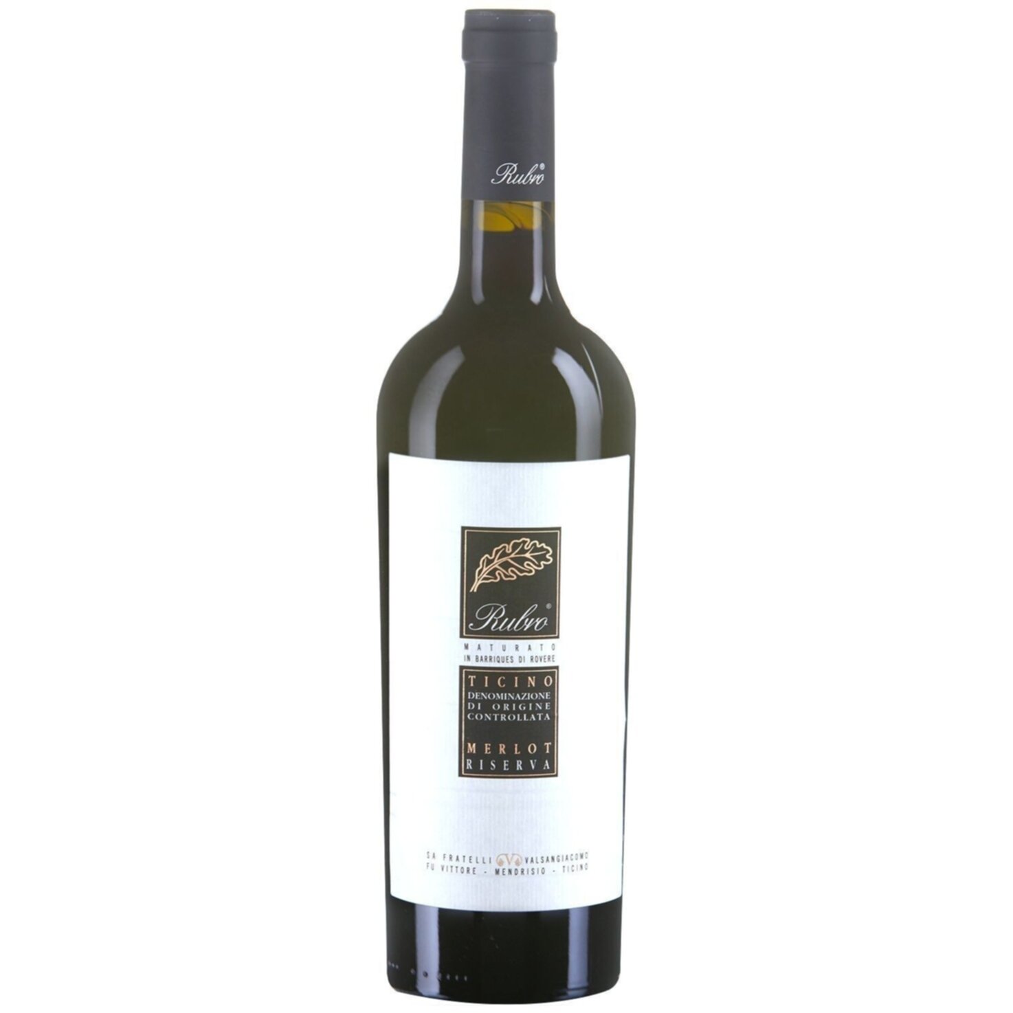 Ticino DOC Merlot Riserva Rubro Valsangiacomo -75cl