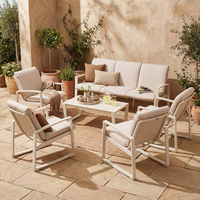 Salon de jardin BOREANE Lin & Argile
