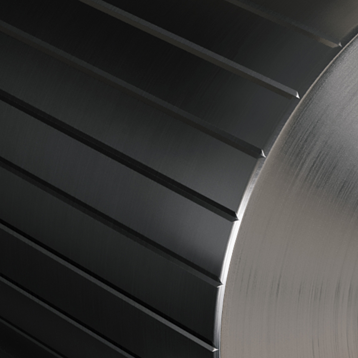 Brauer Stripe inbouw badkraan met drukknoppen, badvulcombinatie en 3 standen handdouche gunmetal geborsteld PVD