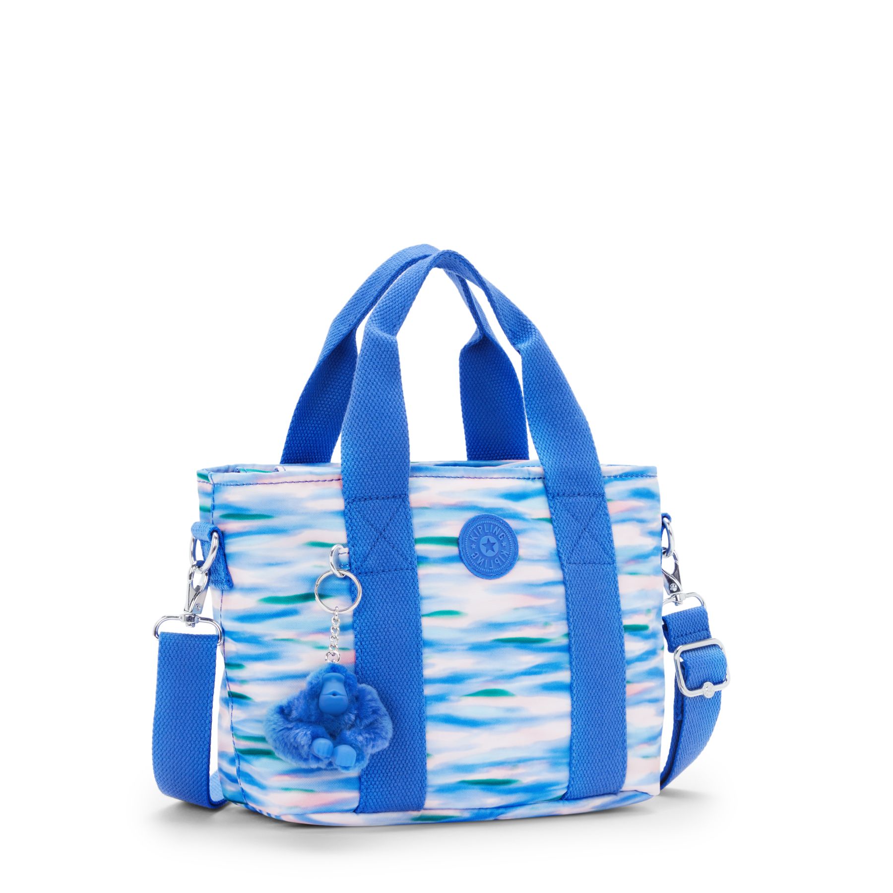 MINTA Sac fourre-tout moyen avec poignées de transport et sangle réglable - Diluted Blue