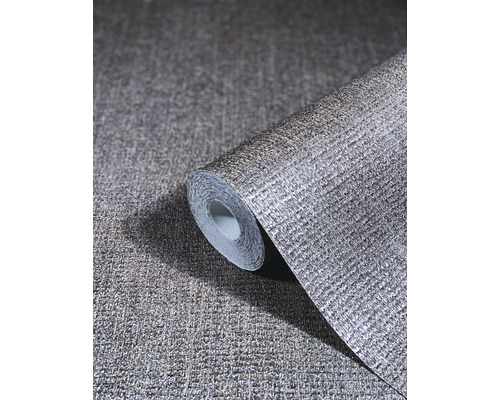 Vliesbehang 85739 Natural Opulence van Felix Diener, effen textiellook, bruin
