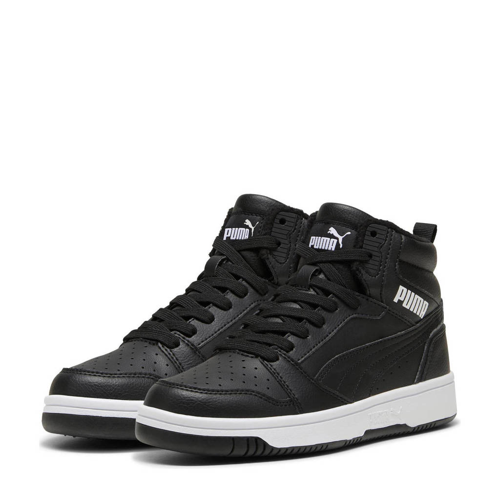 Puma Rebound v6 Mid V6 Mid sneaker zwart/wit