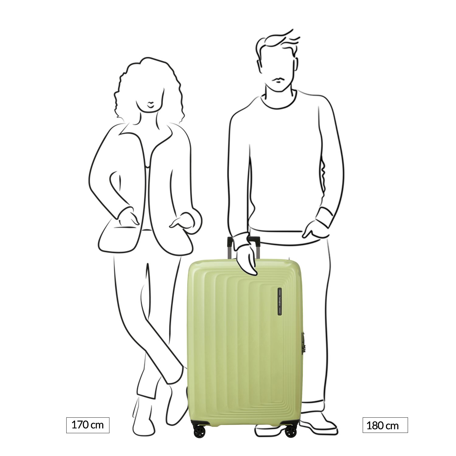 Samsonite Nuon Spinner 81 Exp metallic melon