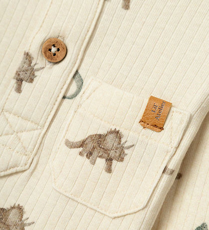 Lil' Atelier Body l/æ - Rib - NbmGio - Birch/Aop