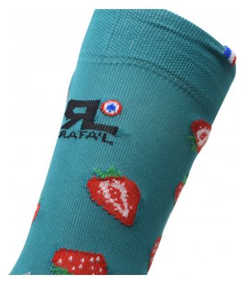Chaussettes Rafa'l Funny Fraises Bleu