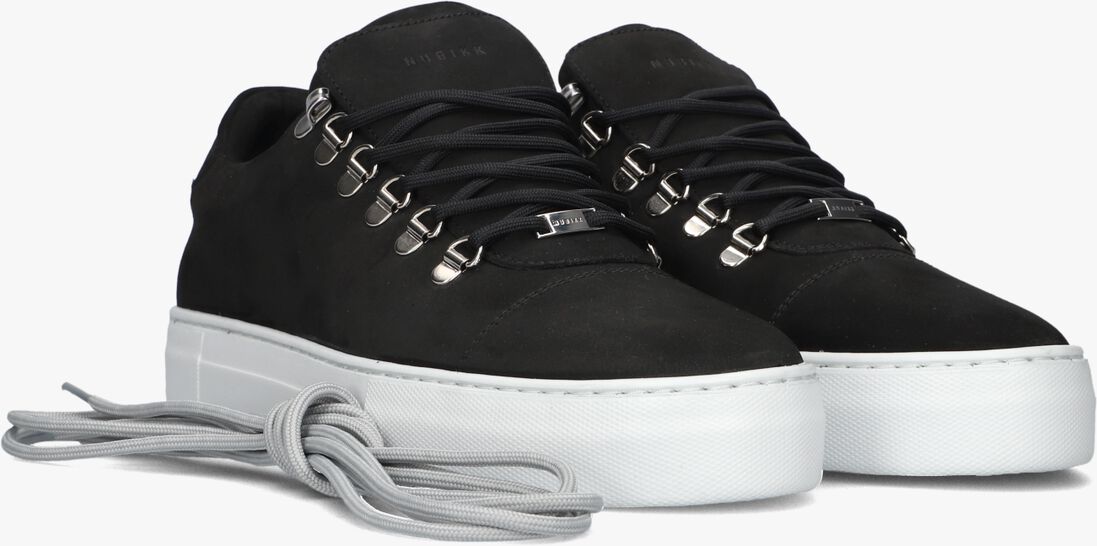 zwarte nubikk lage sneakers jagger classic