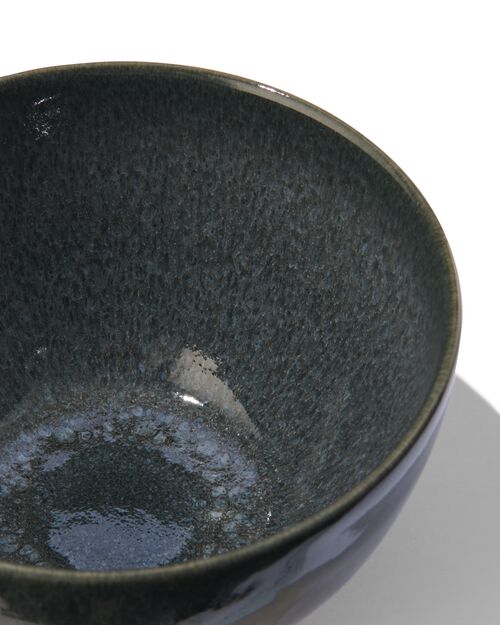 bol - 14 cm - Porto - émail réactif - noir