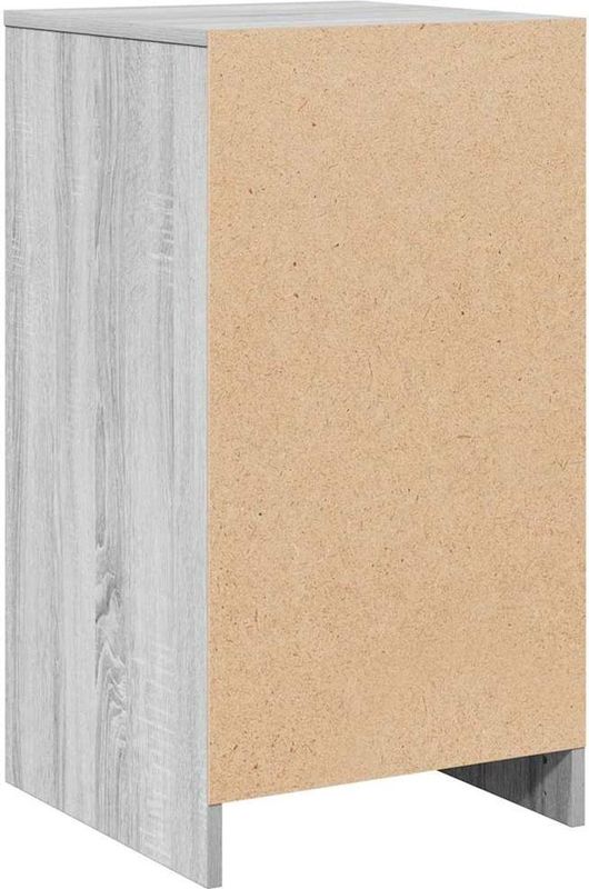 vidaXL - Sideboard - Grijs Sonoma - Gelaagd Hout