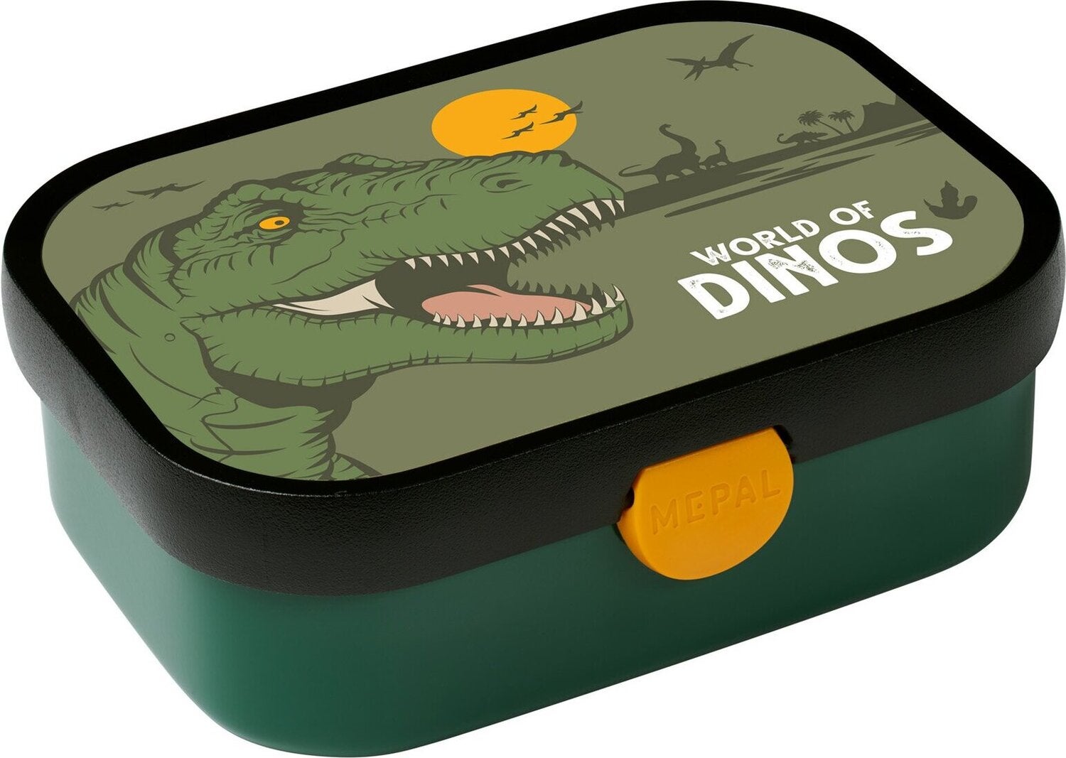 Mepal broodtrommel Campus dino 17,8 x 13,2 x 6,1 cm