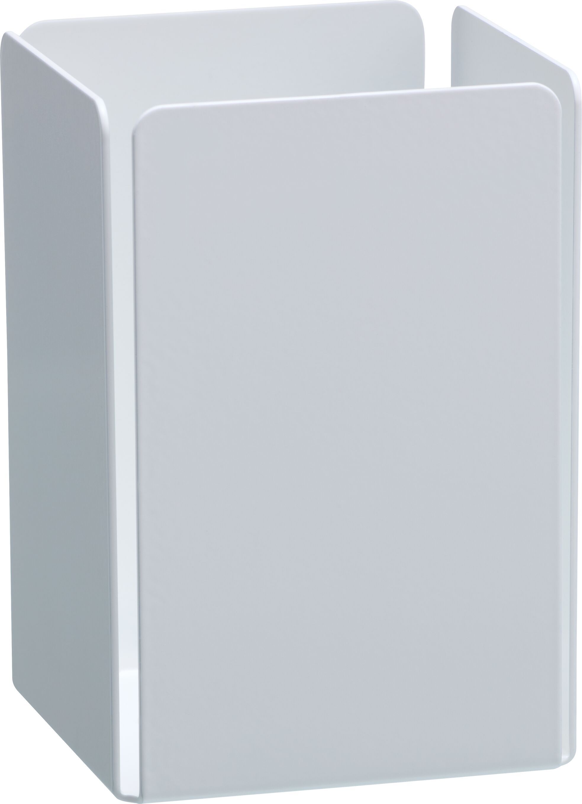 NOTCH Stifteköcher - Weiss / B: 7.5 cm x T: 7.5 cm x H: 11.2 cm