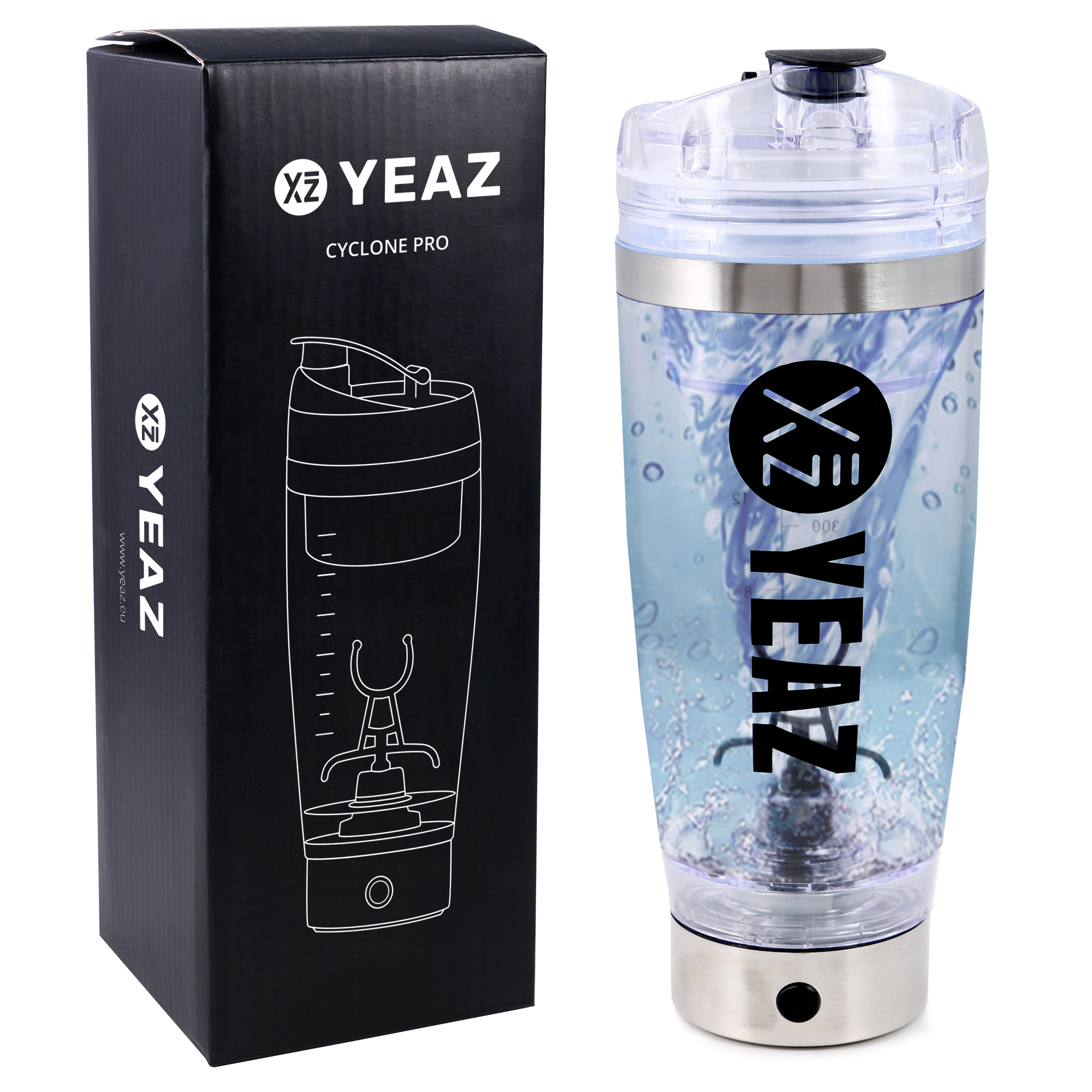 Coqueteleira elétrica de proteínas Yeaz Cyclone Pro