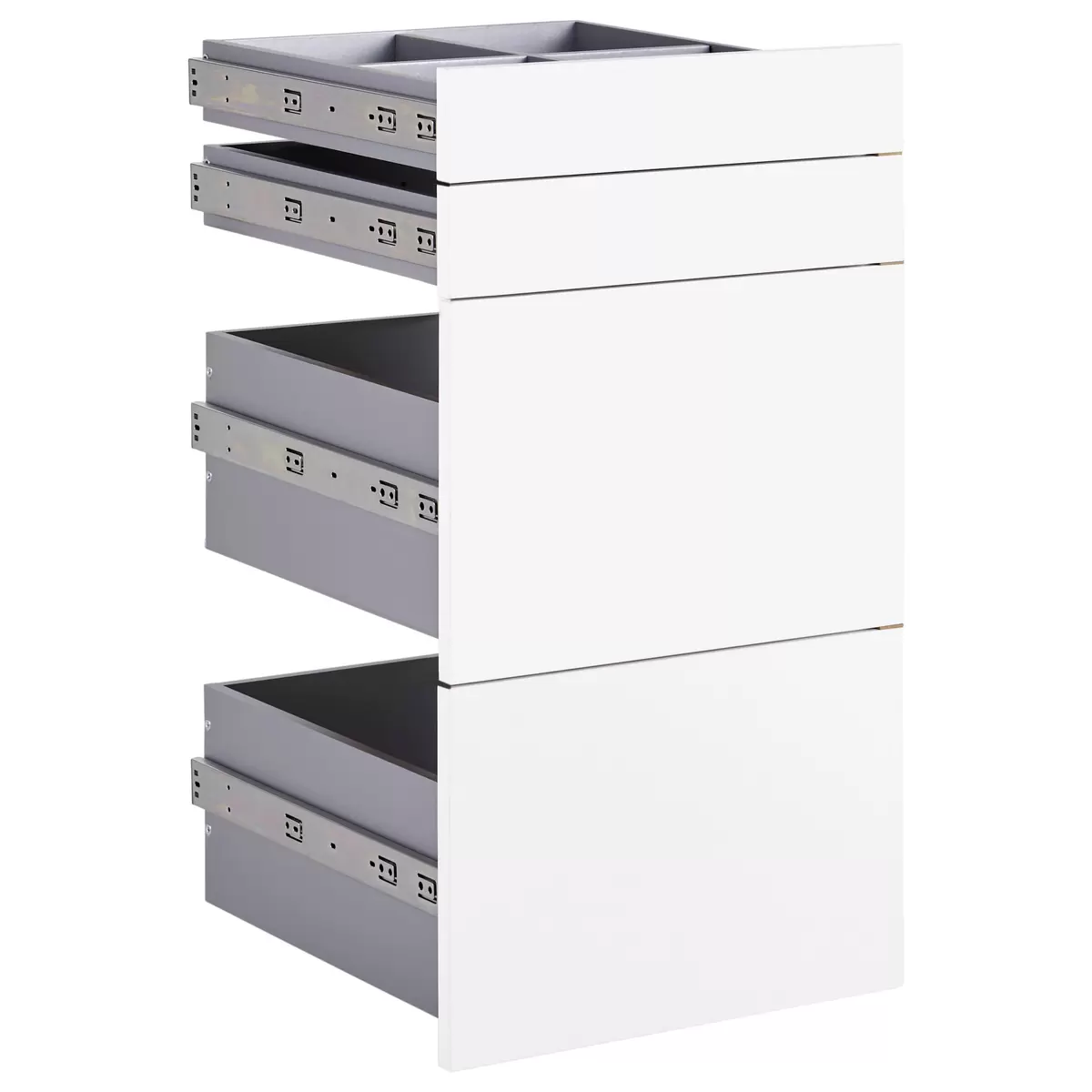 Schubladenset Unit weiss