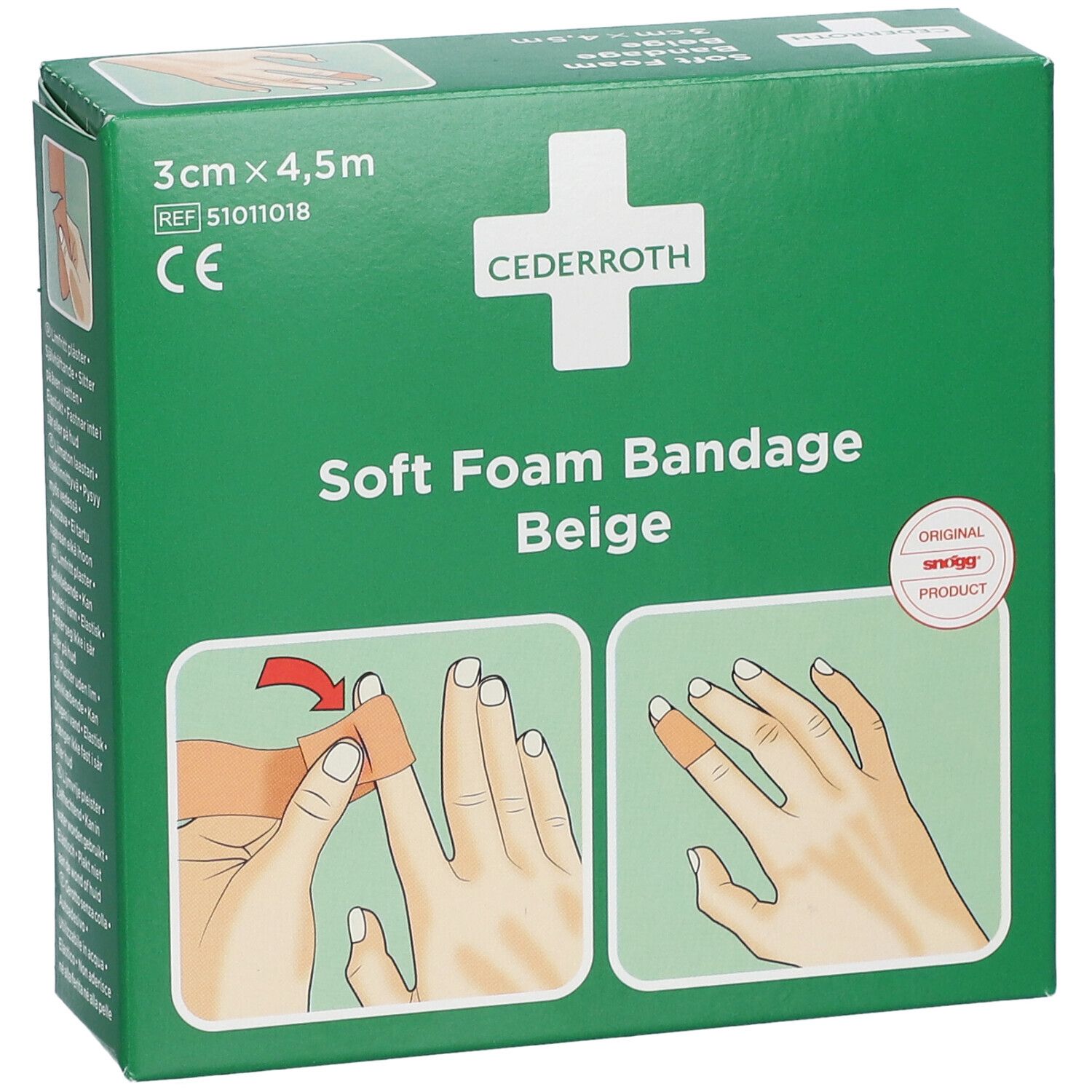 Soft NEXT Selbstklebender Verband 3 cm x 4,5 m