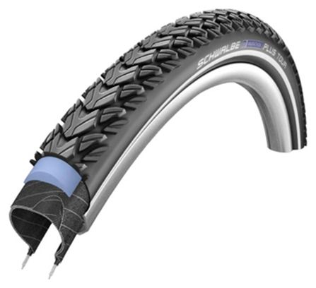 PNEU VTC 700 X 35 SCHWALBE MARATHON PLUS TOUR NOIR TR (37-622) FLANC REFLEX
