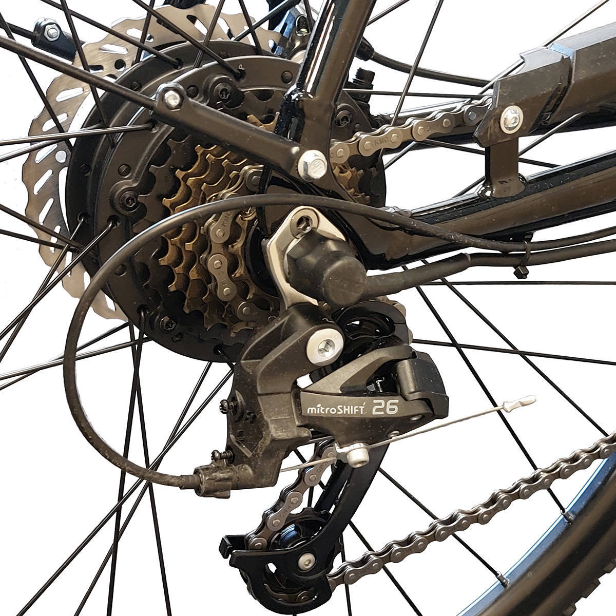 Villette L' Amant elektrische damesfiets, 7sp, 13 Ah, geïntegreerde accu, zwart