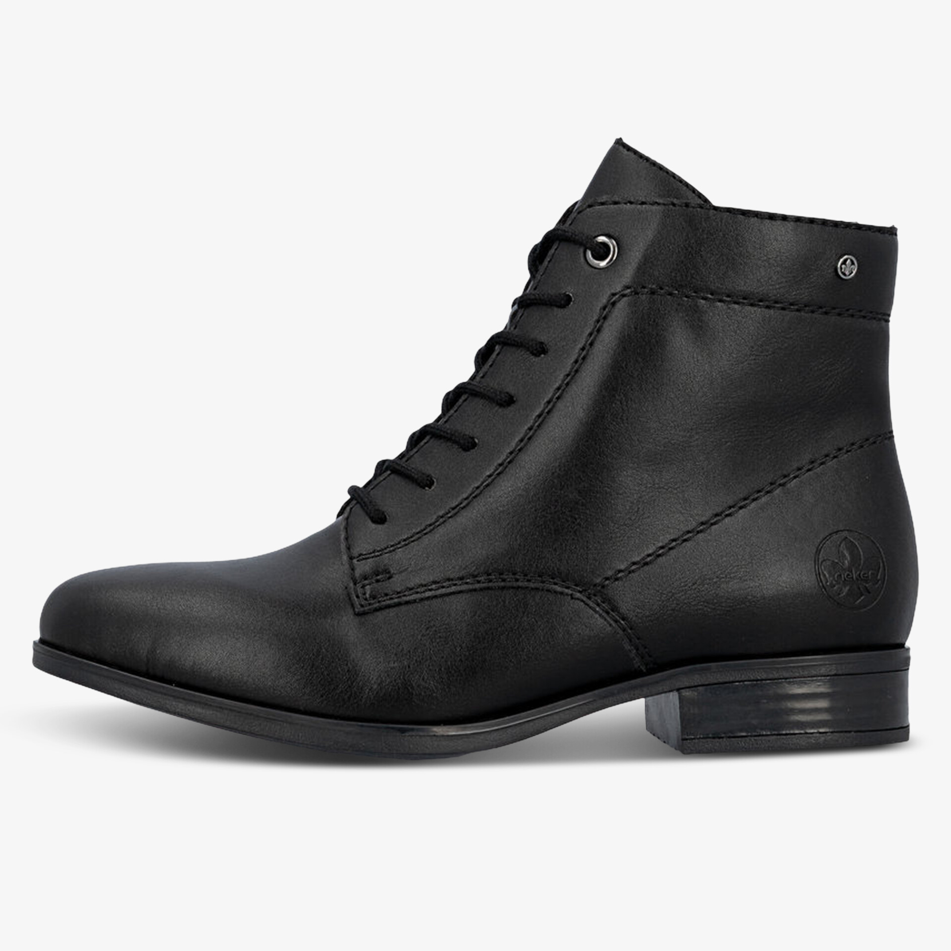 rieker Damen Schnürstiefeletten schwarz