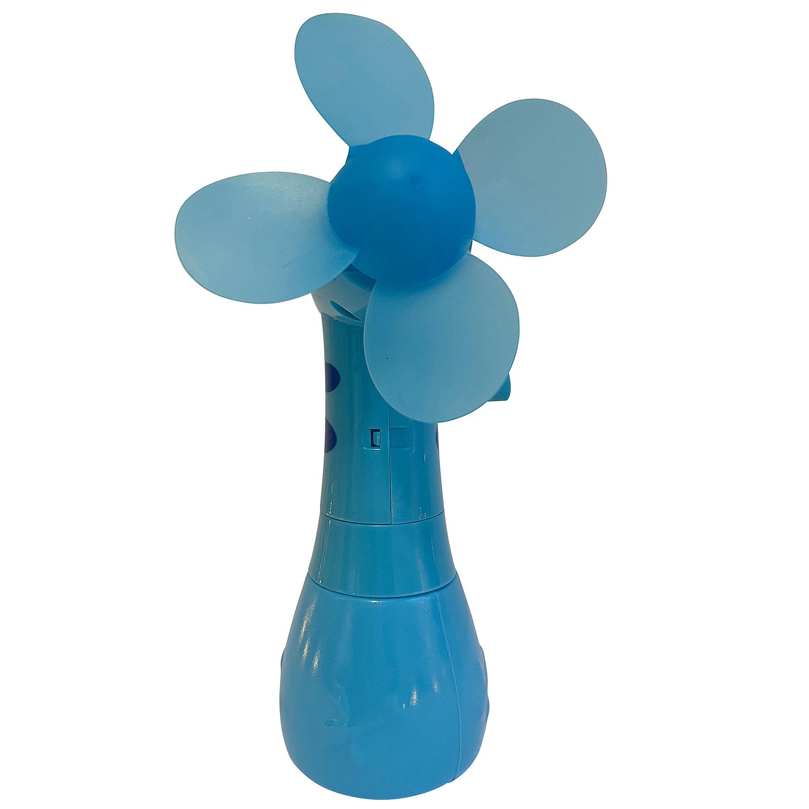 Handventilator - blau - mit Kurbel