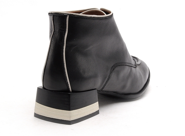 Nemonic boots bottine plates femme 2344 noir