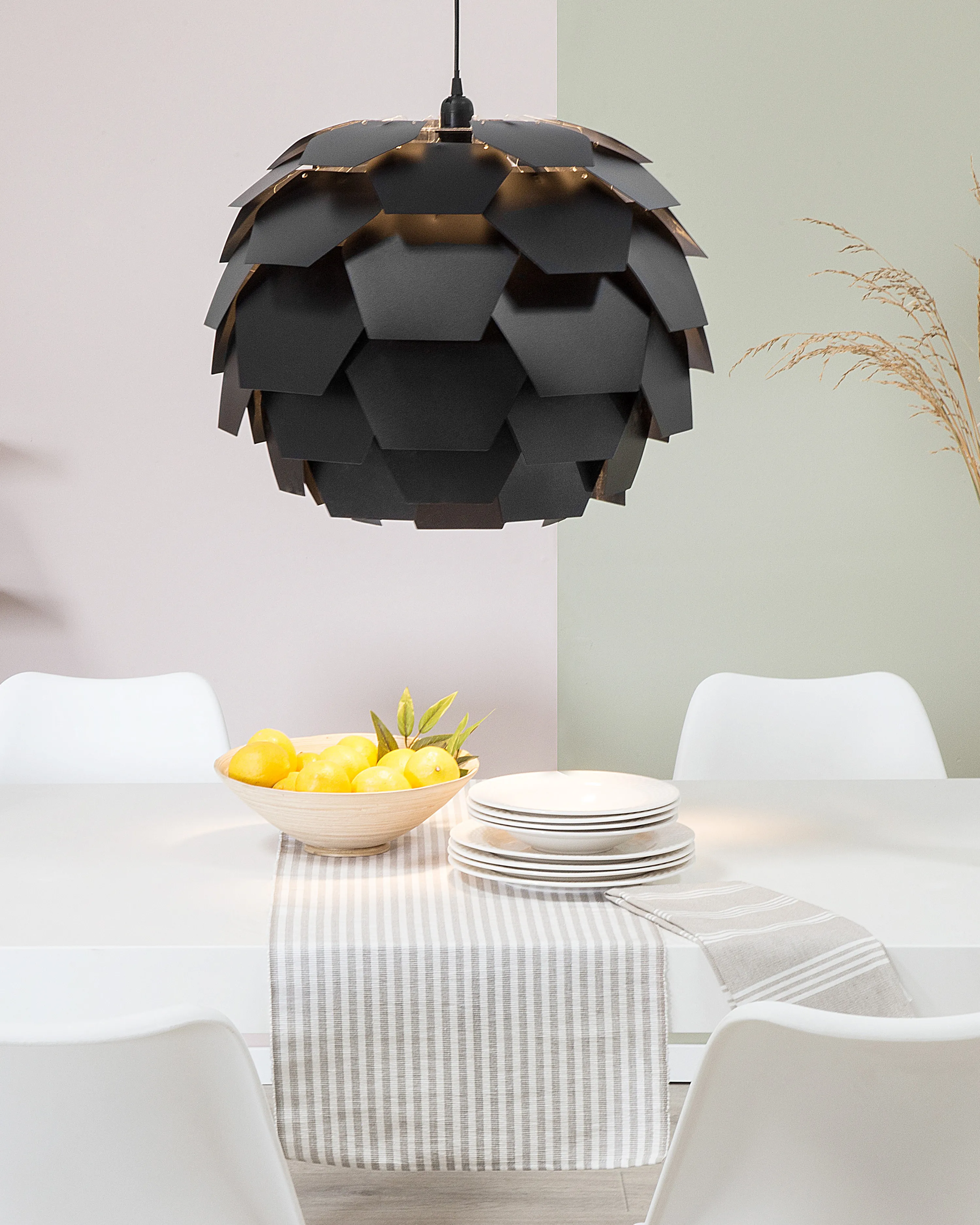 Hanglamp SEGRE L Zwart