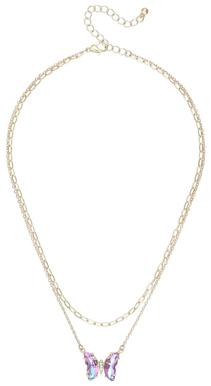 Layering Kette - Purple Charm