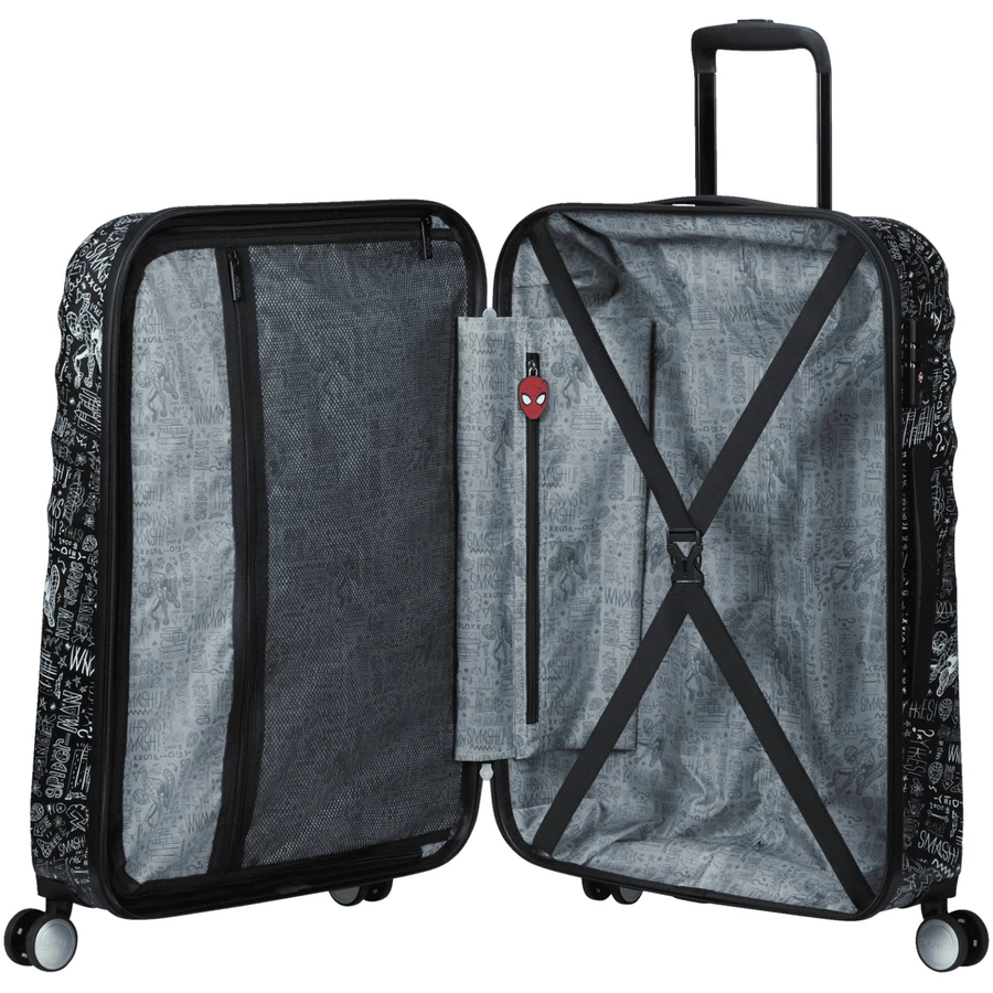 American Tourister Wavebreaker Marvel 4-Rollen-Trolley 67 cm Spiderman Sketch