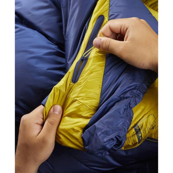 Sac de couchage RAB NEUTRINO 600 LONG NIGHTFALL BLUE