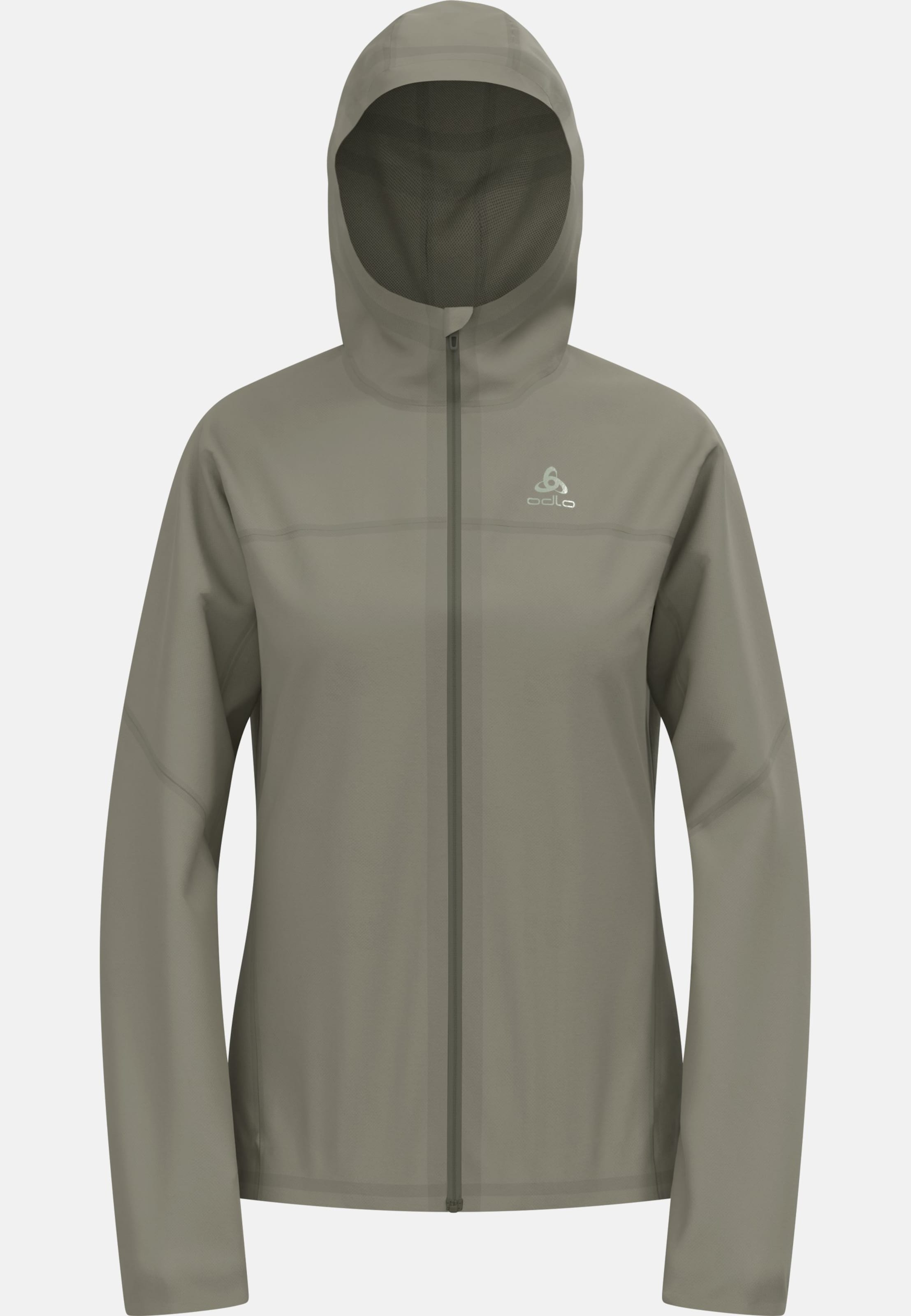 Wasserdichte X-Alp Performance Knit Laufjacke in vetiver