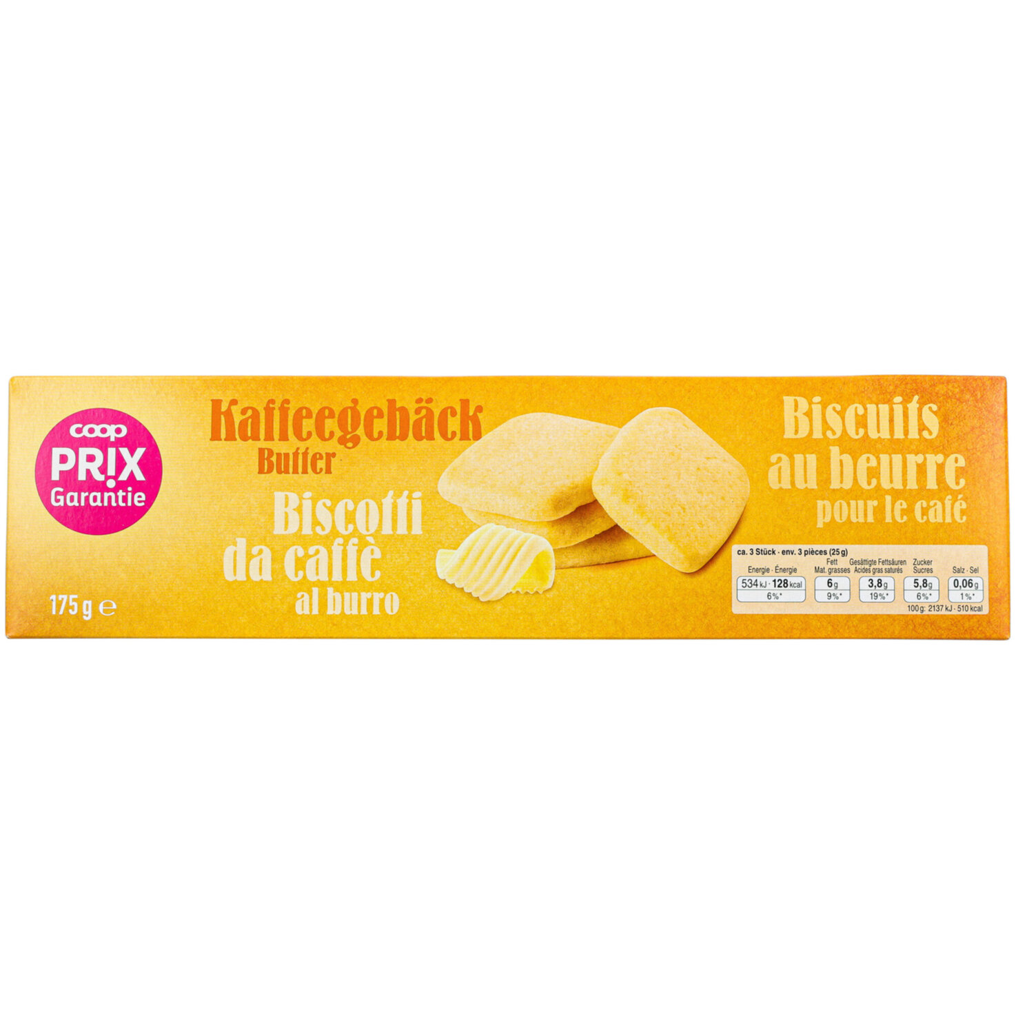 Prix Garantie Kaffeegebäck Butter