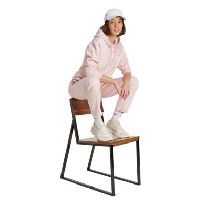 AdidasEssentials Small Logo Feel Cozy Hoodie - pink