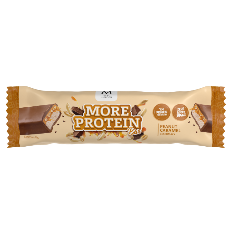More Protein Bar (Einzelbar) White Chocolate Peanut Caramel