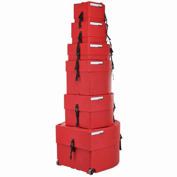 Hardcase HRockFus6 F.Lined Set Red