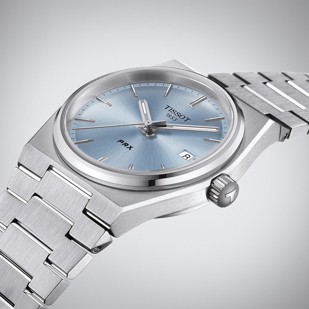 Tissot PRX 35 Quartz Hellblau
