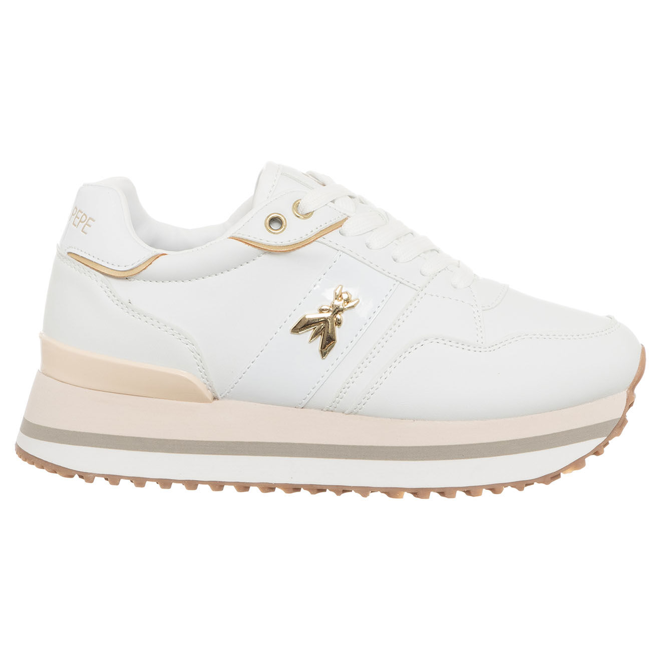 Laura Biagiotti Sneakers Plateforme Augustine blanches