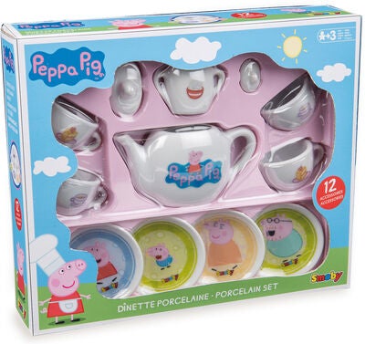 Peppa Gris Tesett Porselen 12 deler