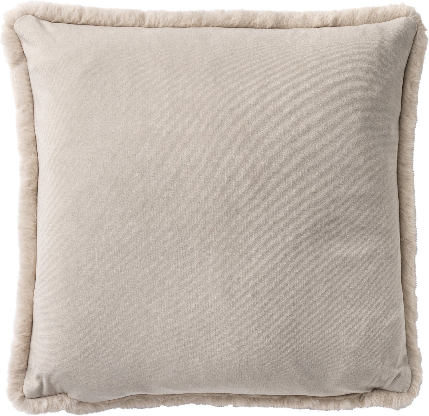 Dutch Decor sierkussen Zaya beige 45 x 45 x 22 cm