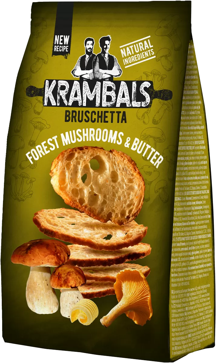 Krambals Bruschetta Mushrooms & Butter - 70 g