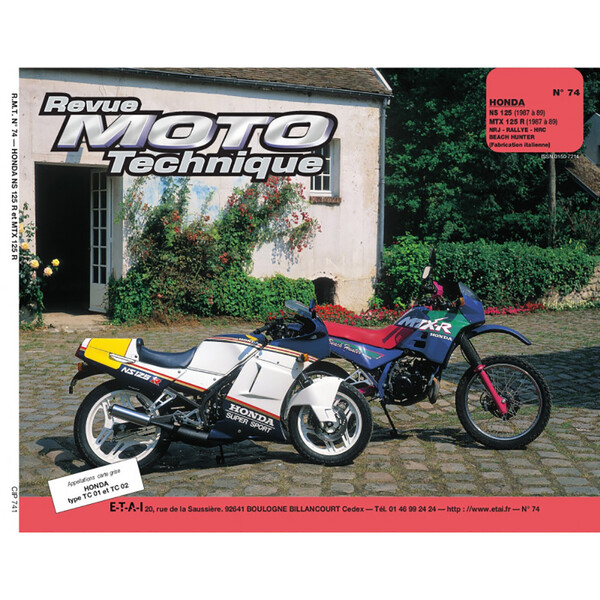 Etai - RMT 74 HONDA NS/MTX 125 (1987 à 1989)