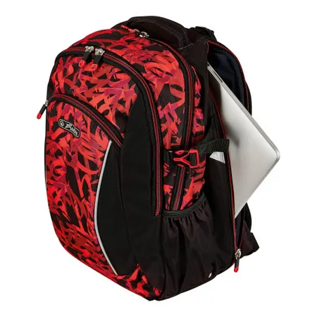 Herlitz Grundschulrucksack Ultimate leer Graffiti Schwarz/Rot